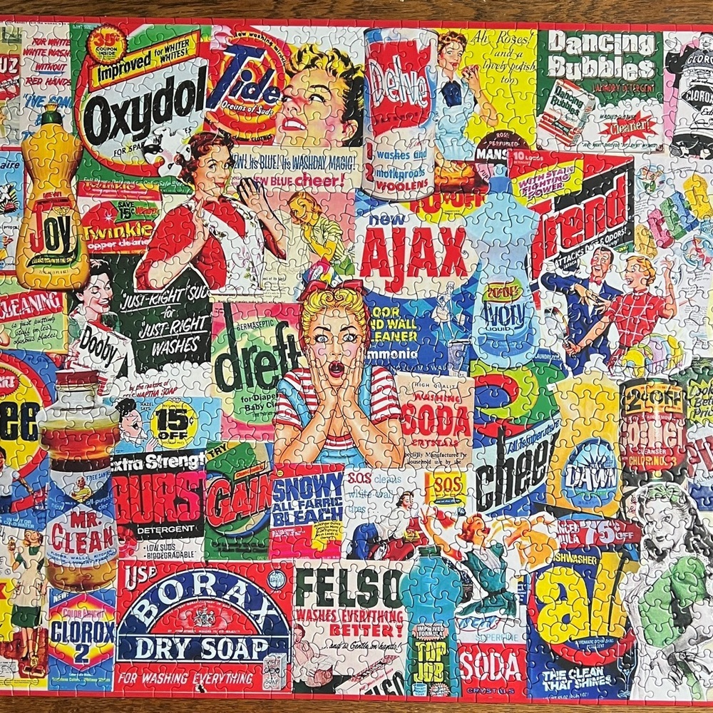 White Mountain Soap Suds 1000 Piece Puzzle - Picture 5 of 5